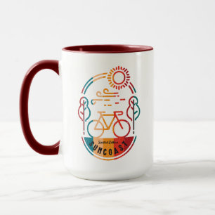 Mug Piste cyclable Retro Suncoast