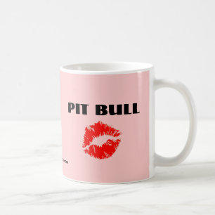 Mug Pitbull avec le rouge à lèvres - L'ORIGINAL
