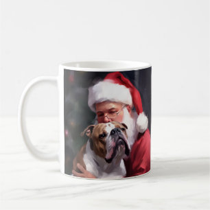 Mug Pitbull avec Noël Festif du Père Noël