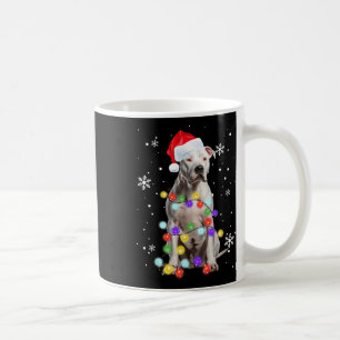 Mug Pitbull Chien Joyeux Dogmas Père Noël Pitbull Noël