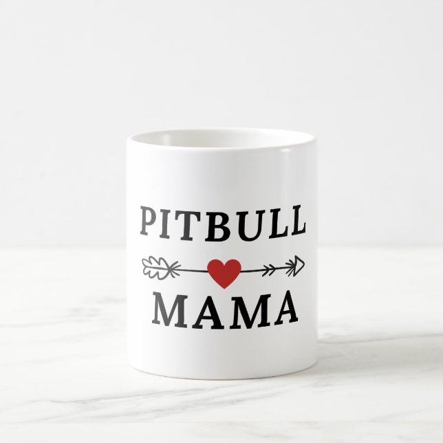Mug Pitbull Mama Pittie Mom Cute Pit Bull (Centre)
