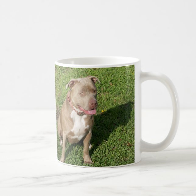 Mug Pitbull paisible (Droite)
