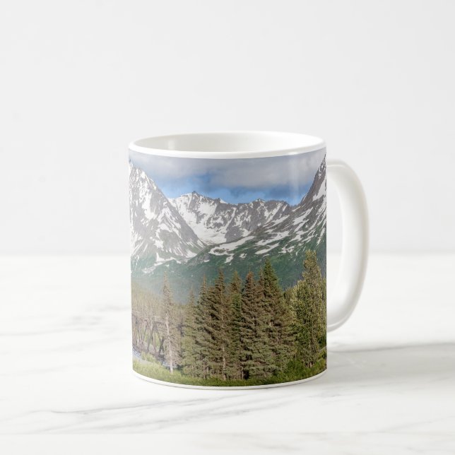 Mug Pittoresque route des eaux usées Chugach Forêt nat (Devant droit)