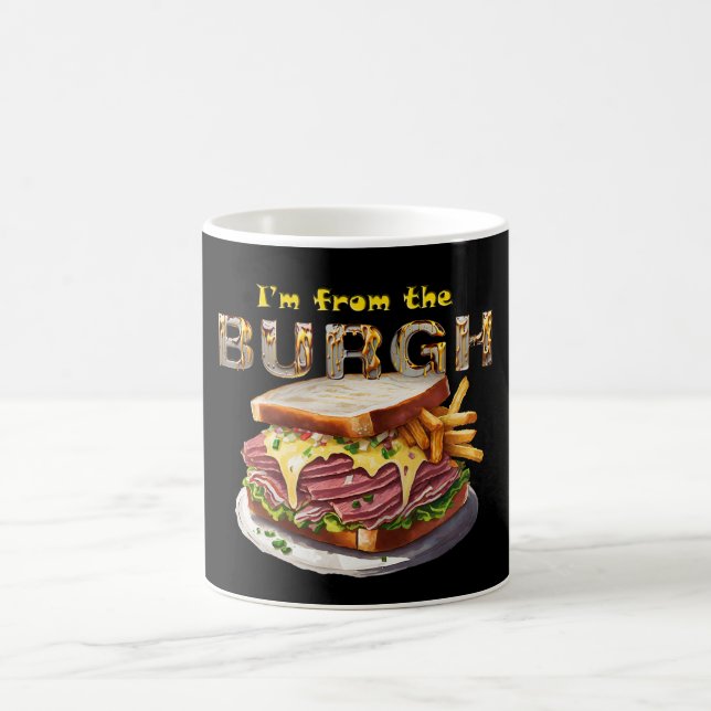 Mug Pittsburgh - "Je viens de Burgh" (Centre)