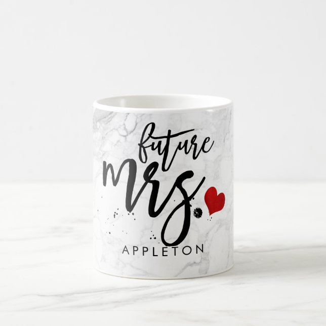 Mug PixDezines Marble Future Mme Modern Brush Script (Centre)