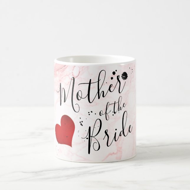 Mug PixDezines Mère de la Mariée/Marbre/do-it-yourself (Centre)