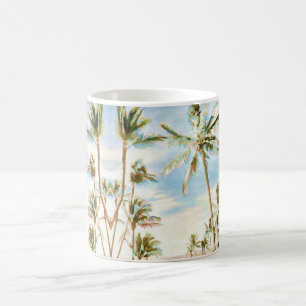 Mug PixDezines Vintage Hawaiian Beach/Blue Sky