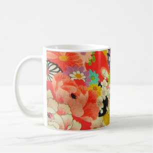 Mug PixDezines Vintage Shirimen Kimono