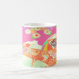 Mug PixDezines Vintages Shirimen Kimono