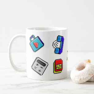 Mug Pixel Art De L'Ancienne École