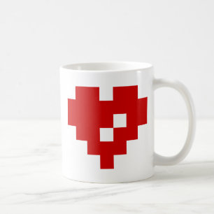 Mug Pixel Coeur 8 bits Amour