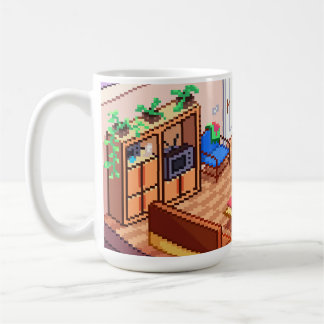 Mug Pixel isométrique Pixel Art Jeu PC Room
