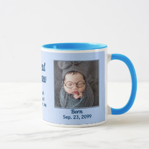Mug Pjod PAPAW Nouveau bébé bleu 2 photo