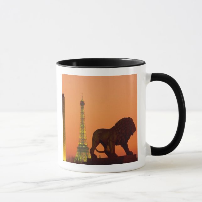 Mug Place de la Concorde; Tour Eiffel; Obélisque; (Droite)
