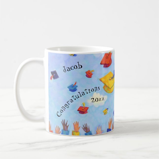 Mug Plafond d'études Ajouter le nom et l'année (Gauche)