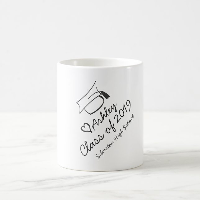 Mug Plafond d'obtention du diplôme Nom de l'année Écol (Centre)