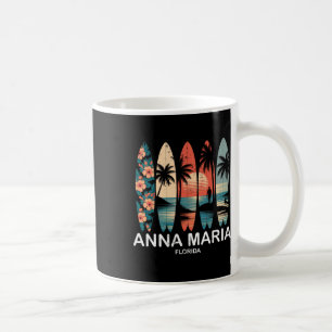 Mug Plage Anna Maria Floride Surfboard Surf Rétro