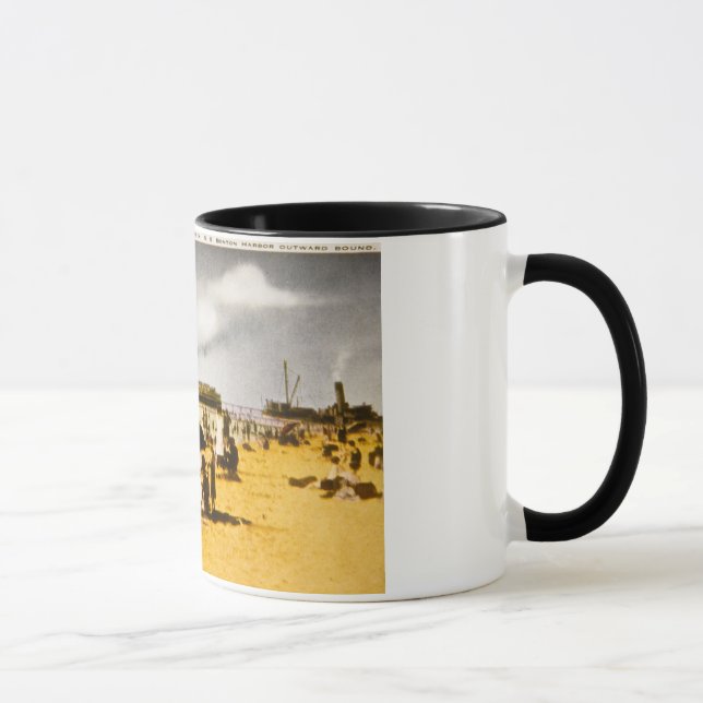 Mug Plage argentée, St Joseph, Michigan (Droite)