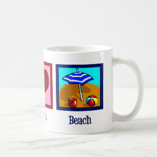 Mug Plage d'amour de paix