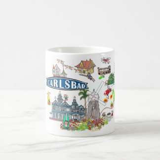 Mug Plage de Carlsbad, ville amusante