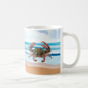 Mug Plage de crabe bleu