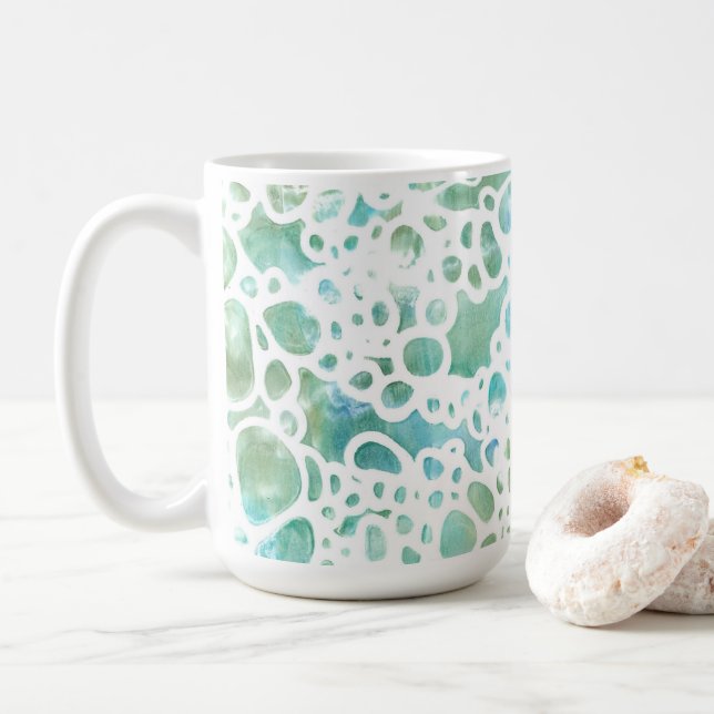 Mug Plage de galets Musique (Avec donut)