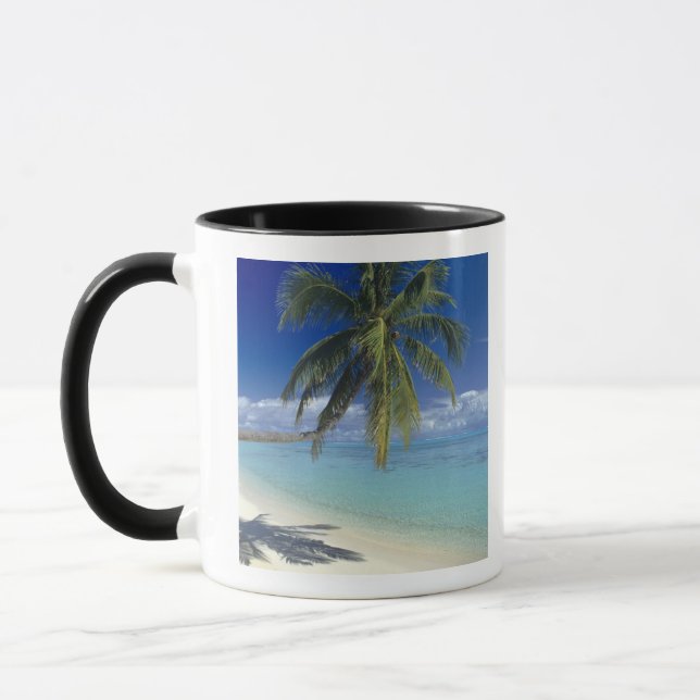 Mug Plage de Matira sur l'île de Bora Bora, Société (Gauche)