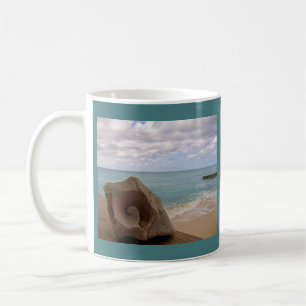Mug Plage de paradis de Shell de conque