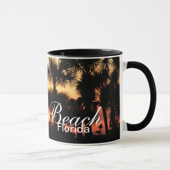 Mug Plage de Seagrove, la Floride - coucher du soleil (Droite)