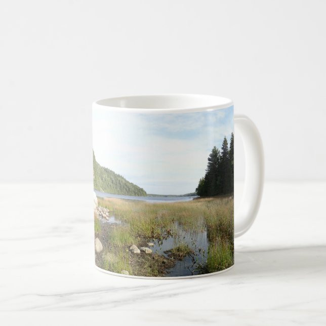 Mug Plage du lac Echo au parc national Acadia (Devant droit)