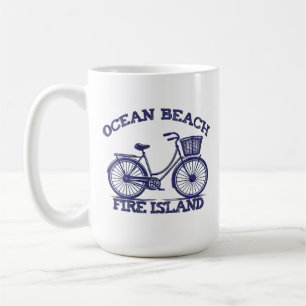 Mug PLAGE OCÉANIQUE Fire Island vélo été Long Island N
