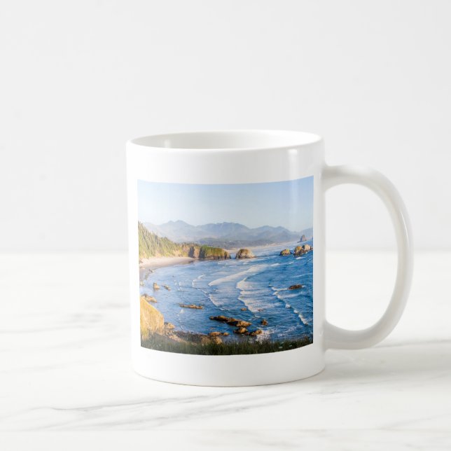 Mug Plage Orégon de canon (Droite)