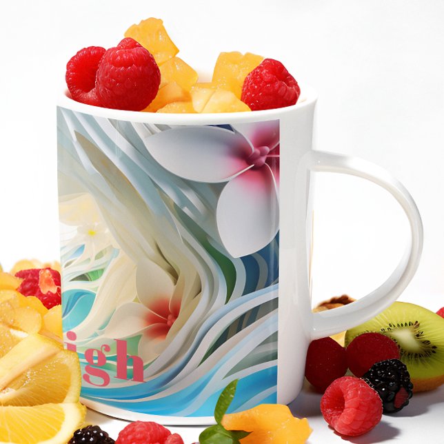 Mug Plage personnalisée Tropical Escape 3D look (Créateur téléchargé)