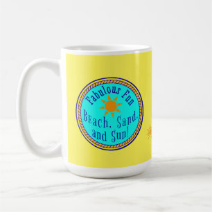 MUG PLAGE, SABLE ET SOLEIL !  FABULEUX AMUSANT SUNNY C