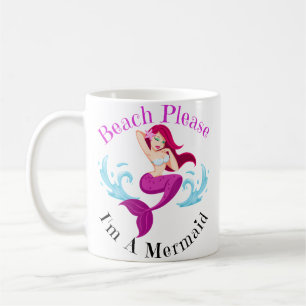 Mug Plage S'il Vous Plaît JE SUIS UNE SIRENE Drôle Mys