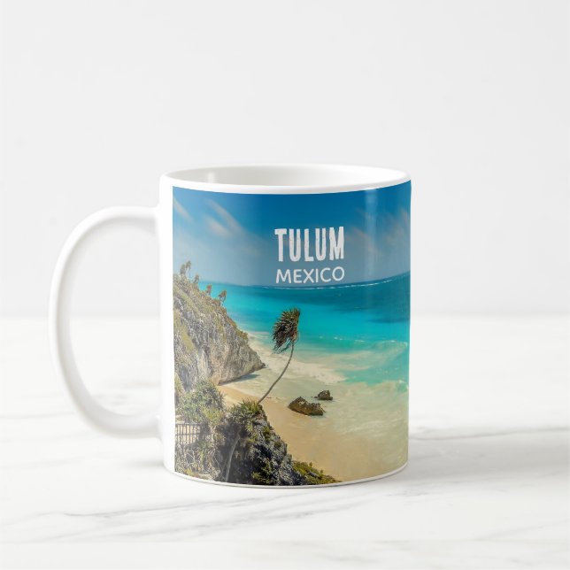 Mug Plage tropicale Paradise Tulum Mexique (Gauche)