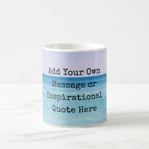 Mug Plage tropicale rétro des vagues océaniques
