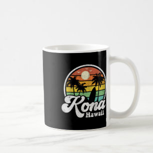 Mug Plage vintage Kona Hawaii Surf Surfing Hawaïen 70