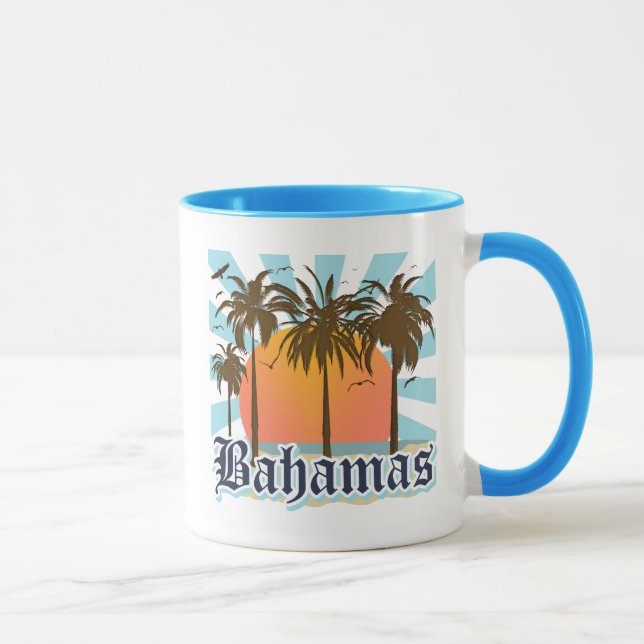 Mug Plages d'îles des Bahamas (Droite)