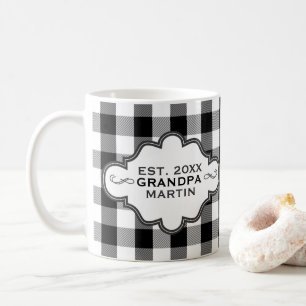 Mug Plaid chic de Buffalo du pays fait sur commande