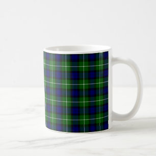Mug Plaid vert bleu Lamont tartan