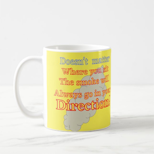 Mug plaisanterie de camping (Gauche)