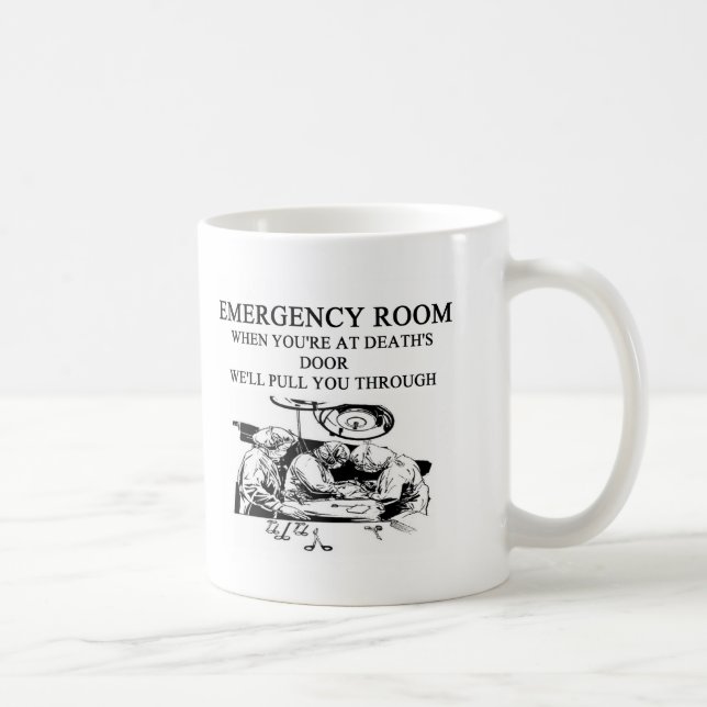 Mug plaisanterie de chambre de secours (Droite)