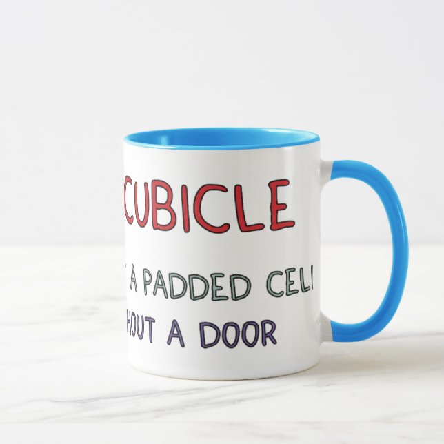 Mug Plaisanterie de compartiment de bureau (Droite)