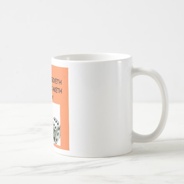 Mug plaisanterie de matrices (Droite)