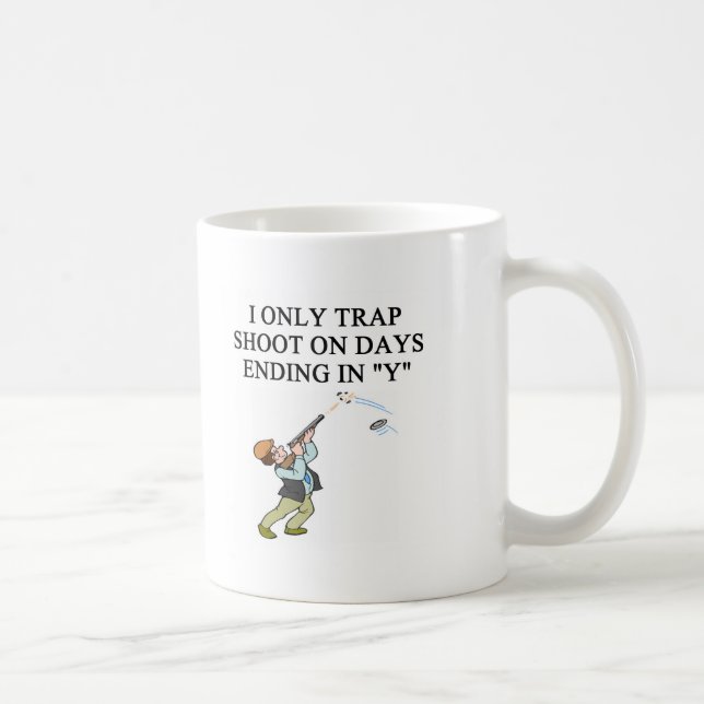 Mug Plaisanterie de tir de PIÈGE (Droite)