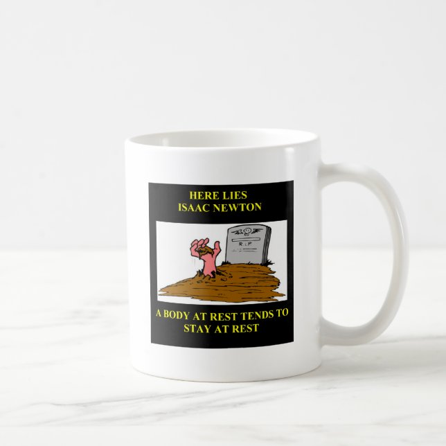 Mug plaisanterie d'Isaac Newton (Droite)