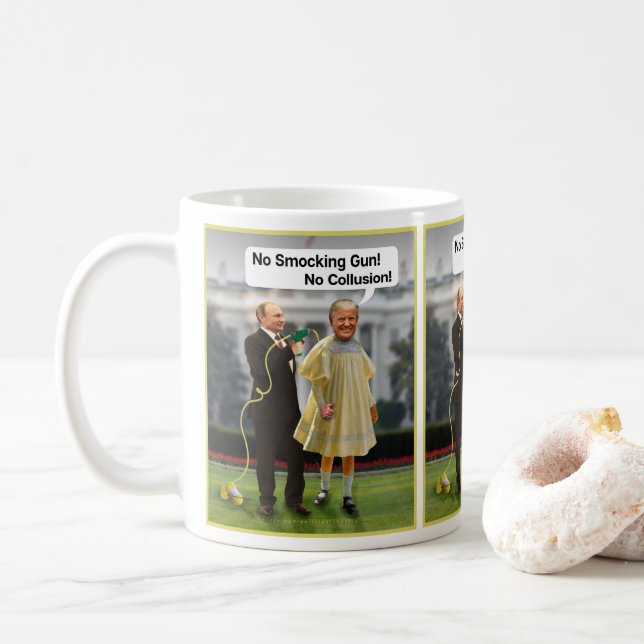Mug Plaisanterie drôle d'arme à feu de smocks de (Avec donut)