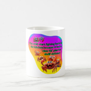 Mug Plaisanteries amusantes sur le crabe