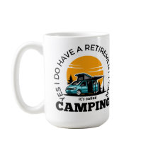 Plan de retraite Citation de camping T-shirt